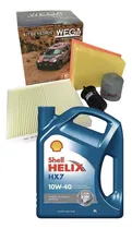 Comprar Aceite Shell Helix Hx7 10w40 + 4 Filtros Vw Gol Trend 1.6