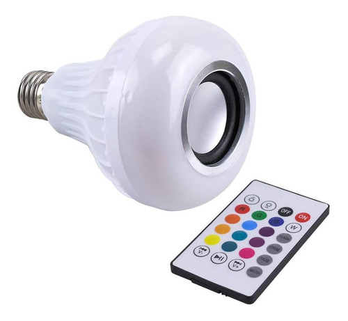 Bombillo Led Corneta + Bluetooth Multicolores C/control