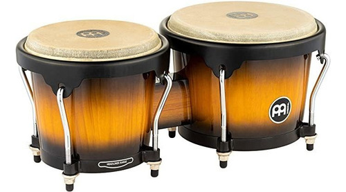 Meinl Percussion Hb100snt-m Bongós De Madera Natural De 6 .