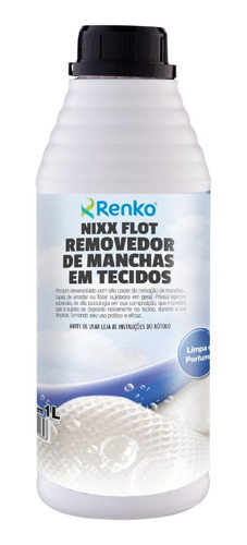 Removedor Tira Manchas De Tecidos Nixx Flot 1 Litro Renko