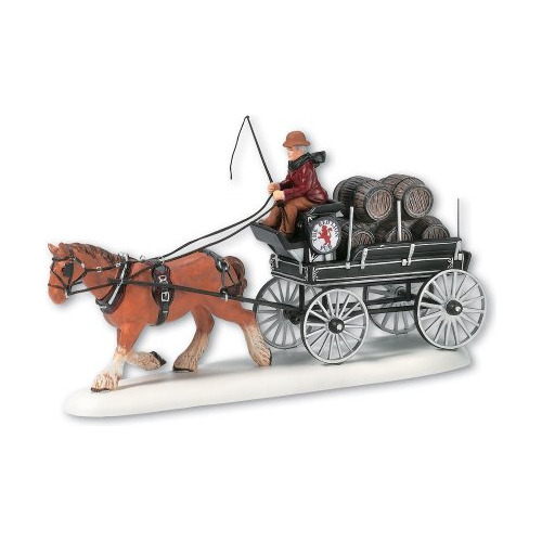 Department 56 Dickens Village Red Lion Pub Beer Wagon Miniat