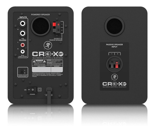 Imagen 3 de 8 de Par De Monitores Mackie Cr3 Xbt Multim. 50w Bluetooth Cuotas