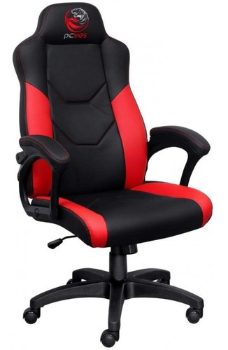 Cadeira Gamer Pcyes Mad Racer V6 Turbo Cor Vermelho