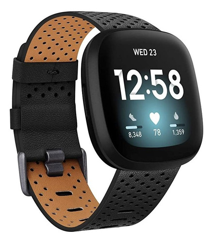 Yiled Correas De Cuero Compatibles Con Fitbit Sense Y Fitbi.