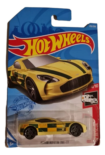 Hot Wheels N° 215 Aston Martin One- 77 Hw Rescue 4/10