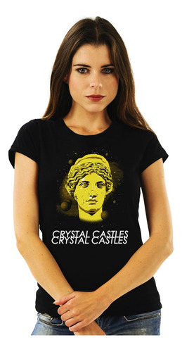 Polera Mujer Crystal Castles Live En Vivo Pop Abominatron