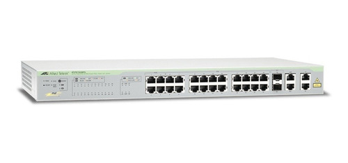 Switch Allied Telesis Fast Ethernet Fs750 24 Puertos 4x Poe+