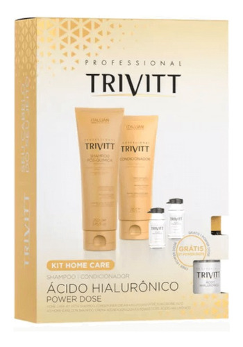Trivitt Shampoo Condicionador E Power Dose Acido Hialurônico