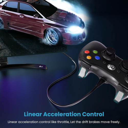 Yaeye Mando Con Cable Para Xbox 360, Mando De Juego Para ...