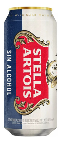 Stella Artois  0.0 Sin Alcohol X 12 Unidades