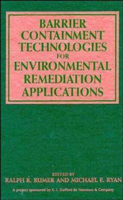 Libro Barrier Containment Technologies For Environmental ...