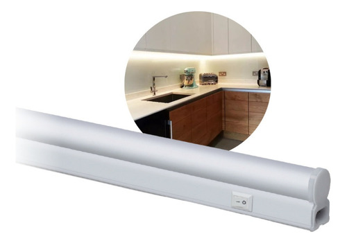 Listón Bajo Mesada Led 120cm 18w Luz Neutra Interruptor Akai