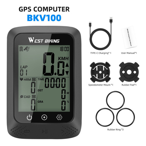 Velocímetro Inalámbrico Cycle Gps Computer Ipx7