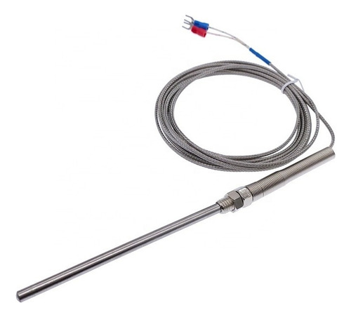 Sensor De Temperatura A Inox Termocople Ti K Probeta 5-100mm