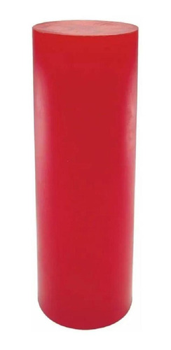 Bastão Poliuretano (pu) 50 X 300mm - 90 Sh - Vermelho
