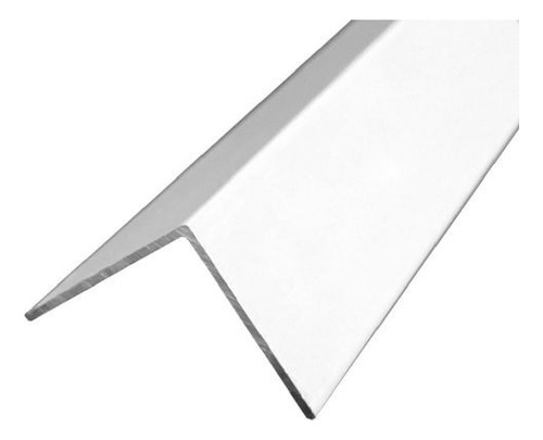 Perfil De Aluminio Angulo 15x15mm -blanco - Largo X 6 Metros