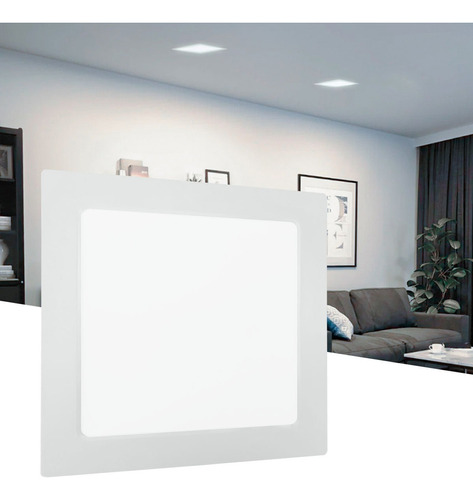 Luminária Led Embutir Teto 3000k 4000k 6500k Painel 22x22 Cor Luz Neutra 4000k