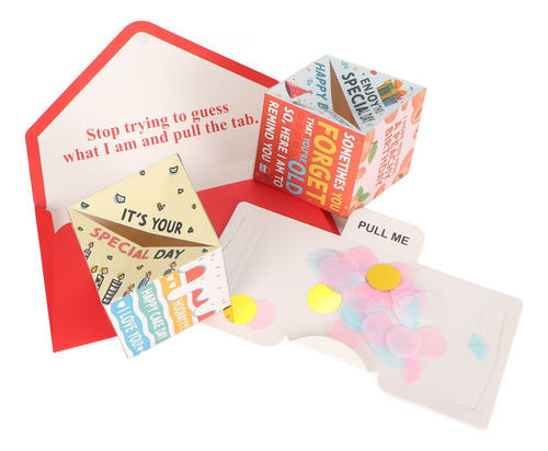 3d Greeting Card Birthday Mulitpurpose Funny Innovative