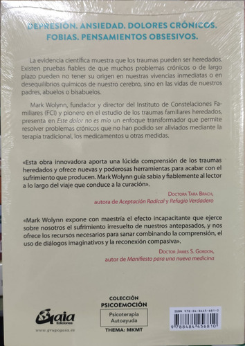 Este Dolor No Es Mio Mark Wolynn Gaia