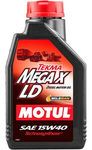 Aceite Diesel Motul 15w40 Semi-sintético Tekma Mega 1 Litro