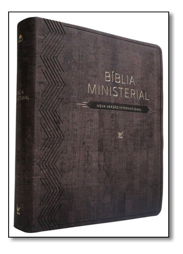 Bíblia Ministerial | N V I | Capa Pu | Cor Marrom Escuro