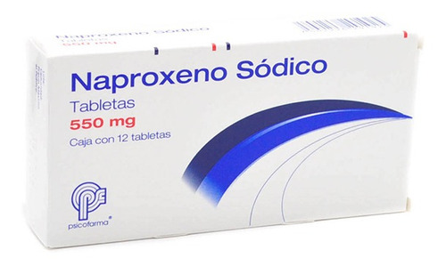 Naproxeno 12 Tabletas 550mg