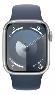 Apple Watch Series 9 Gps Aluminio Plata 45 Mm Sport Azul- Ml