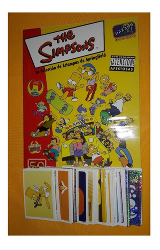 Los Simpsons Album De Springfield Completo Panini Original