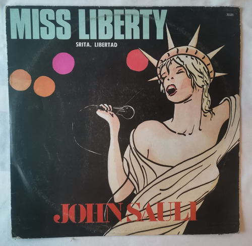 High Energy Miss Liberty John Sauli Señorita Libertad Vinilo