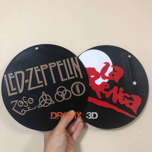 Logos De Bandas En Impresiòn 3d Dropix3d Mar Del Plata