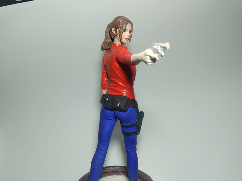 Action Figure Claire Redfield Resident Evil 2 Decoração