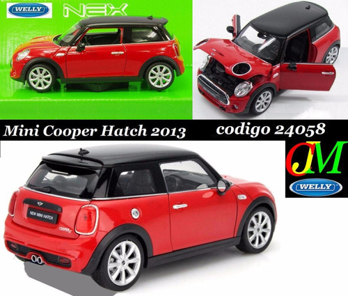 Mini Cooper Hatch Réplica De Colección A Escala 1:24 *nuevo*