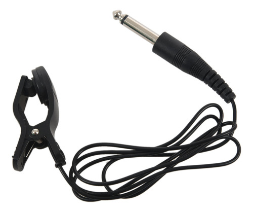 Clip Acústico Universal Negro Para Guitarra Pickup Piezo Con