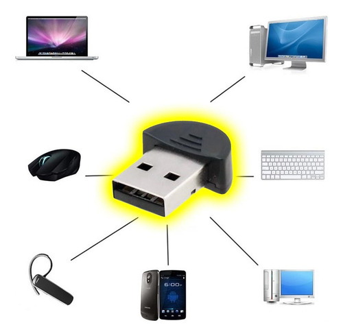 Adaptador Bluetooth Usb Mini Nano Receptor Dongle Transmisor