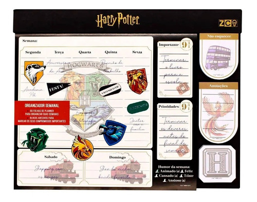 Planner Semanal Harry Potter