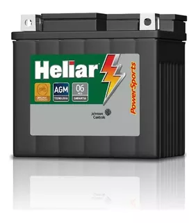 Bateria Heliar Htz6 125 150 Cg Titan Biz Nxr Bros Fan Xre300
