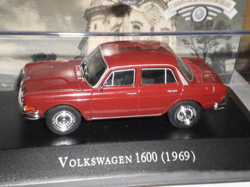 Auto Volkswagen Vw 1600 1969 Escala Colección Metal Ixo