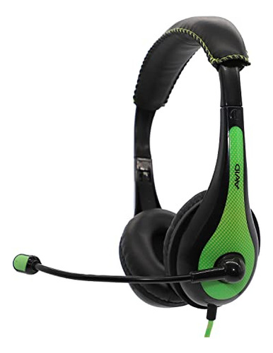 Auriculares  Ae-36 Verde Micrófono De Brazo Ajustable ...