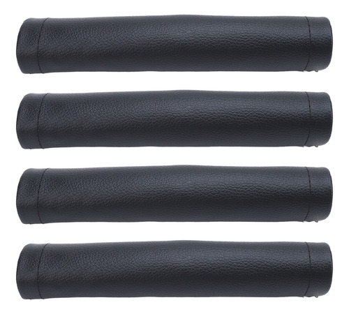 Funda De Manillar De Cochecito Negra Y Negra, 4 Piezas