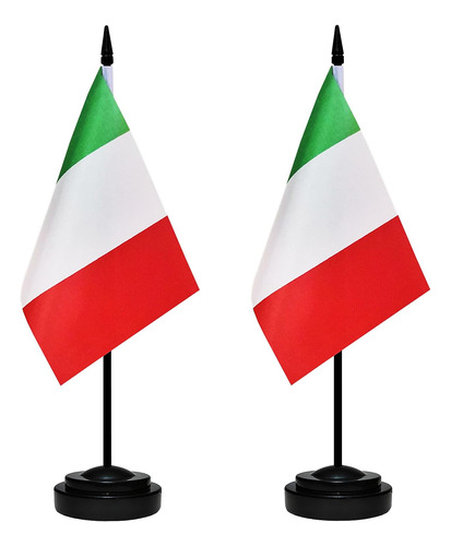 Set De Banderas P/ Escritorio Bclin De Países, Italia