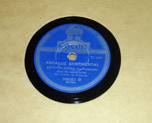 Antonia Merce Primera Danza De La Opera 78 Rpm / Kktus (Usado)
