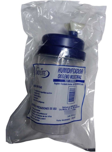 Imagen 1 de 2 de Humificador Para Oxigeno Biolife