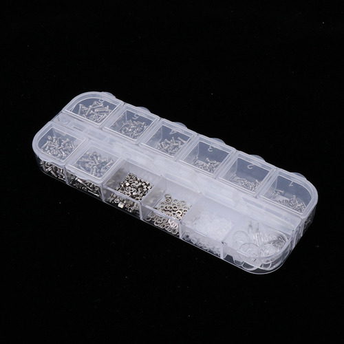Kit De Reparación De Lentes 1100pcs Mini Tornillos Para Gafa