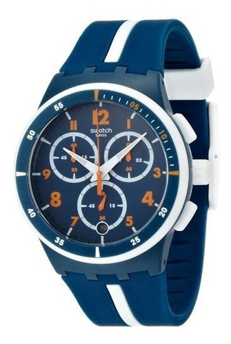 Swatch 'whitespeed' Reloj Casual De Cuarzo, Plástico Y