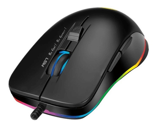 Combo Mouse Gamer 3200 Dpi Óptico + Gamepad Pcreg Color Negro