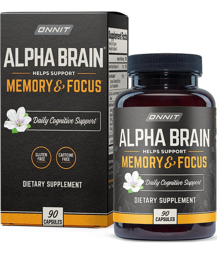 Suplemento Cerebral Nootropico Premium Alpha Brain 90 Cap