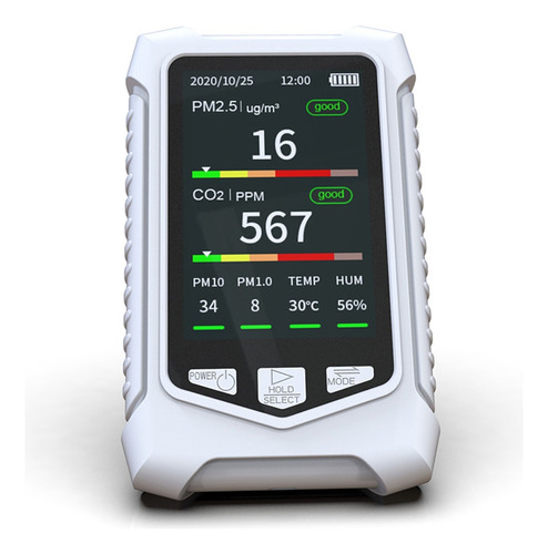 El Nuevo Detector De Dióxido De Carbono. Co2 Pm2.5 La