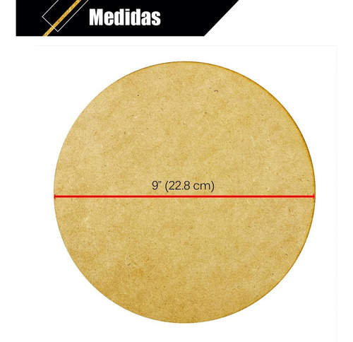 Imagen 3 de 7 de Círculos Madera Mdf Corte Láser Multiusos Varios Tamaños
