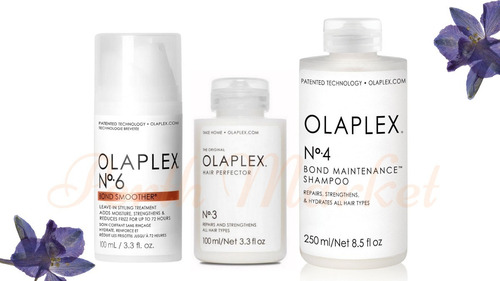 Kit Olaplex® Básico Semanal N° 3, 4 Y 6 Para Cabello Dañado