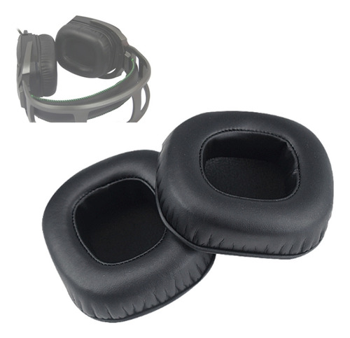 Almohadillas Negras De 2 Piezas Para Razer Tiamat 7.1